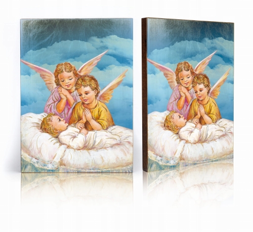 Ikona Religijna Anioł Stróż - GAR IP-6824 - Dewocjonalia P.H. Jakóbczak - Katolicki sklep liturgiczny i hurtownia