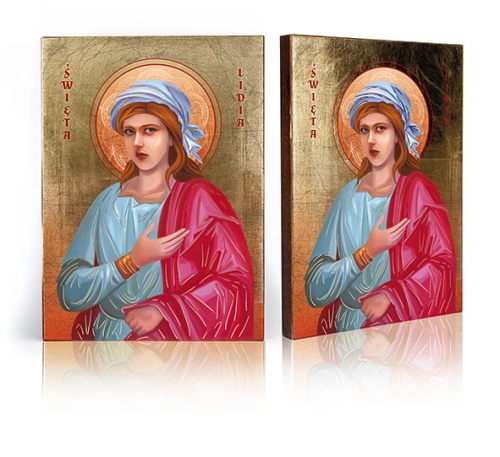 Ikona Religijna Święta Lidia - GAR IP-3930 - Dewocjonalia P.H. Jakóbczak - Katolicki sklep liturgiczny i hurtownia