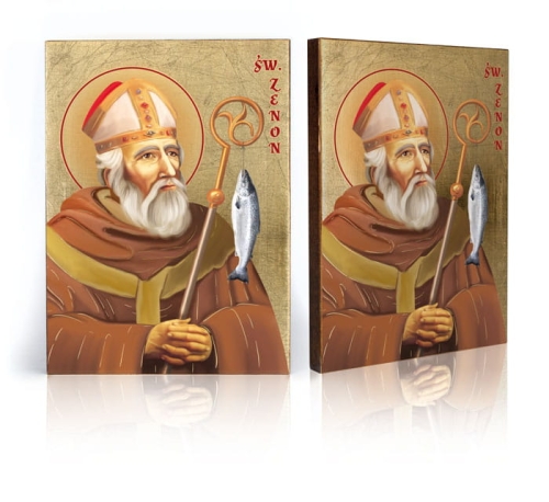 Ikona Religijna Święty Zenon - GAR IP-3944 - Dewocjonalia P.H. Jakóbczak - Katolicki sklep liturgiczny i hurtownia