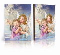 Ikona Religijna Anioł Stróż dla dzieci - GAR IP-3433 - Dewocjonalia P.H. Jakóbczak - Katolicki sklep liturgiczny i hurtownia
