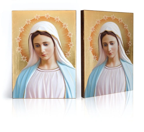 Ikona Religijna Matka Boża z Medjugorie (Bośnia i Hercegowina) - GAR IP-3955 - Dewocjonalia P.H. Jakóbczak - Katolicki sklep liturgiczny i hurtownia