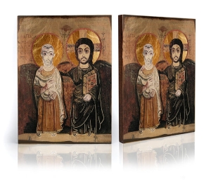 Ikona Religijna Święty Menas (ikona przyjaźni)