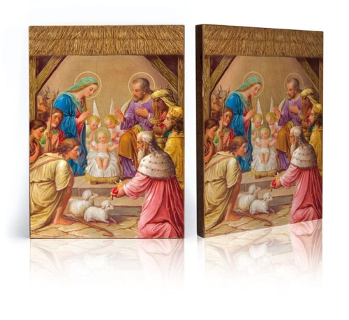 Ikona Religijna Boże Narodzenie - GAR IP-3984 - Dewocjonalia P.H. Jakóbczak - Katolicki sklep liturgiczny i hurtownia