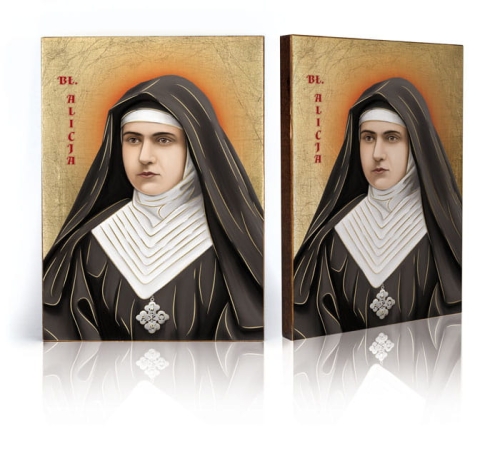 Ikona Religijna Błogosławiona Alicja - GAR IP-3985 - Dewocjonalia P.H. Jakóbczak - Katolicki sklep liturgiczny i hurtownia
