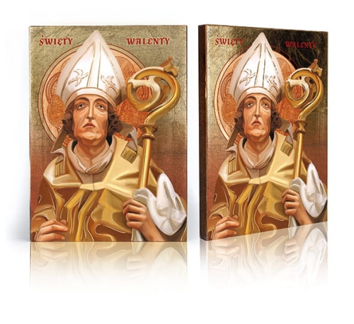 Ikona Religijna Święty Walenty - GAR IP-3909 - Dewocjonalia P.H. Jakóbczak - Katolicki sklep liturgiczny i hurtownia