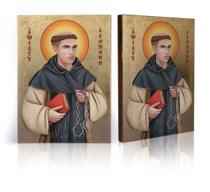 Ikona Religijna Święty Leonard