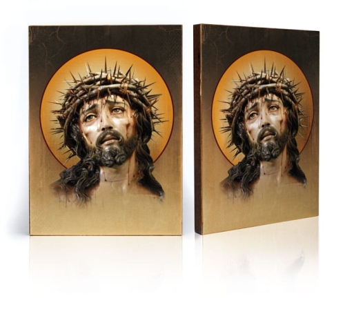 Ikona Religijna Jezus Chrystus Umęczony - GAR IP-3996 - Dewocjonalia P.H. Jakóbczak - Katolicki sklep liturgiczny i hurtownia