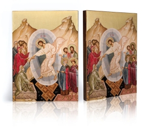 Ikona Religijna Chrystus Zmartwychwstały