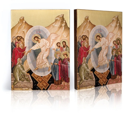 Ikona Religijna Chrystus Zmartwychwstały - GAR IP-4002 - Dewocjonalia P.H. Jakóbczak - Katolicki sklep liturgiczny i hurtownia