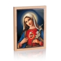 Ikona Religijna Niepokalane Serce Najświętszej Maryi Panny - GAR IP-4010 - Dewocjonalia P.H. Jakóbczak - Katolicki sklep liturgiczny i hurtownia