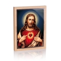 Ikona Religijna Najświętsze Serce Jezusa - GAR IP-4009 - Dewocjonalia P.H. Jakóbczak - Katolicki sklep liturgiczny i hurtownia