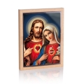 Ikona Religijna Serce Jezusa i Serce Maryi - GAR IP-4011 - Dewocjonalia P.H. Jakóbczak - Katolicki sklep liturgiczny i hurtownia