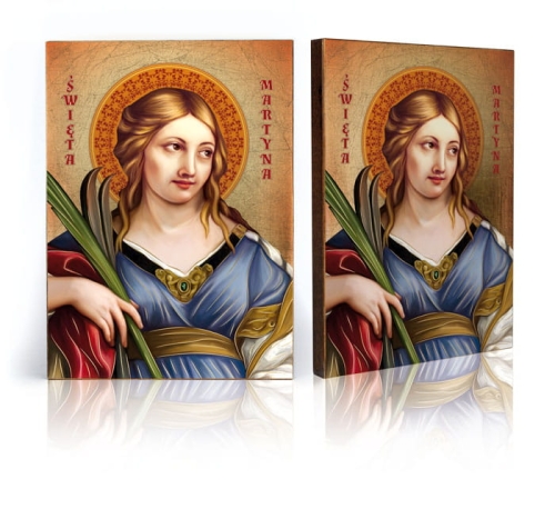 Ikona Religijna Święta Martyna - GAR IP-4021 - Dewocjonalia P.H. Jakóbczak - Katolicki sklep liturgiczny i hurtownia