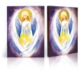 Ikona Religijna Anioł Stróż z dzieckiem (pamiątka Chrztu Świętego) - GAR IP-4027 - Dewocjonalia P.H. Jakóbczak - Katolicki sklep liturgiczny i hurtownia