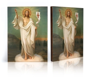 Ikona Religijna Chrystus Zmartwychwstały