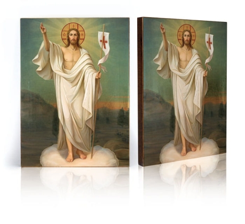 Ikona Religijna Chrystus Zmartwychwstały - GAR IP-4093 - Dewocjonalia P.H. Jakóbczak - Katolicki sklep liturgiczny i hurtownia