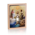 Ikona Religijna Święty Jan Chrzciciel i Jezus Chrystus (Chrzest Pański) - GAR IP-4096 - Dewocjonalia P.H. Jakóbczak - Katolicki sklep liturgiczny i hurtownia