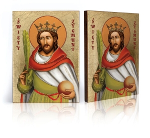 Ikona Religijna Święty Zygmunt