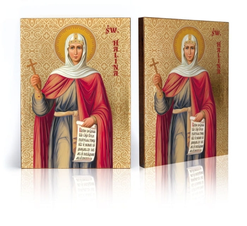 Ikona Religijna Święta Halina - GAR IP-4104 - Dewocjonalia P.H. Jakóbczak - Katolicki sklep liturgiczny i hurtownia