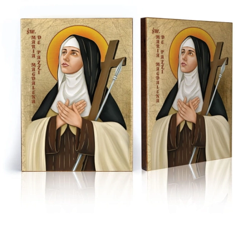 Ikona Religijna Święta Maria Magdalena de Pazii - GAR IP-4106 - Dewocjonalia P.H. Jakóbczak - Katolicki sklep liturgiczny i hurtownia
