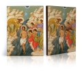 Ikona Religijna Święty Jan Chrzciciel i Jezus Chrystus (Chrzest Pański) - GAR IP-4103 - Dewocjonalia P.H. Jakóbczak - Katolicki sklep liturgiczny i hurtownia