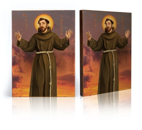 Ikona Religijna Święty Józef z Kupertynu - GAR IP-4114 - Dewocjonalia P.H. Jakóbczak - Katolicki sklep liturgiczny i hurtownia