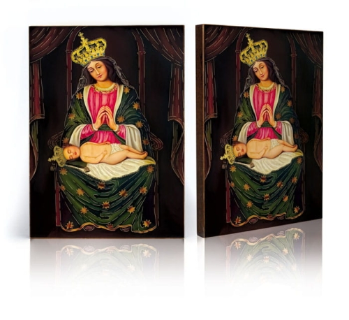 Ikona Religijna Matka Boża ad Rupes - GAR IP-4123 - Dewocjonalia P.H. Jakóbczak - Katolicki sklep liturgiczny i hurtownia