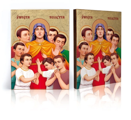 Ikona Religijna Święta Felicyta - GAR IP-4128 - Dewocjonalia P.H. Jakóbczak - Katolicki sklep liturgiczny i hurtownia