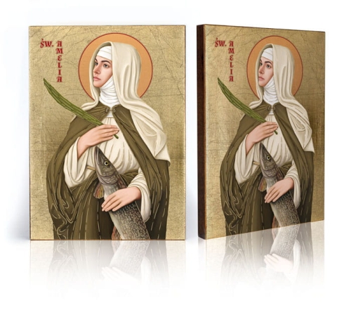 Ikona Religijna Święta Amelia - GAR IP-4130 - Dewocjonalia P.H. Jakóbczak - Katolicki sklep liturgiczny i hurtownia