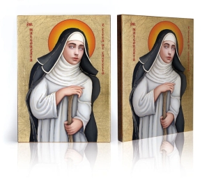 Ikona Religijna Ikona Święta Małgorzata z Citta di Castello (patronka pro-life)