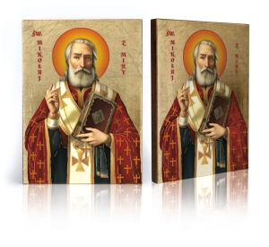 Ikona Religijna Święty Mikołaj