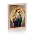 Ikona Religijna Anioł Stróż z kwiatami - GAR IP-4146 - Dewocjonalia P.H. Jakóbczak - Katolicki sklep liturgiczny i hurtownia