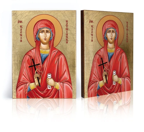 Ikona Religijna Święta Ksenia Rzymianka - GAR IP-4169 - Dewocjonalia P.H. Jakóbczak - Katolicki sklep liturgiczny i hurtownia