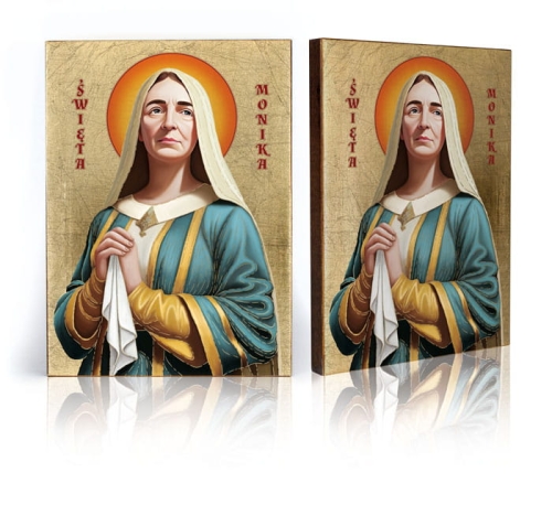 Ikona Religijna Święta Monika - GAR IP-4185 - Dewocjonalia P.H. Jakóbczak - Katolicki sklep liturgiczny i hurtownia