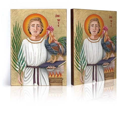 Ikona Religijna Święty Wit - GAR IP-4187 - Dewocjonalia P.H. Jakóbczak - Katolicki sklep liturgiczny i hurtownia