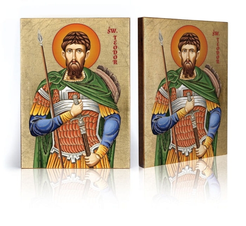 Ikona Religijna Święty Teodor - GAR IP-4188 - Dewocjonalia P.H. Jakóbczak - Katolicki sklep liturgiczny i hurtownia