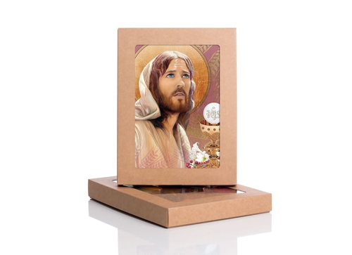 Ikona Religijna Pamiątka Pierwszej Komunii Świętej - GAR IP-3852 - Dewocjonalia P.H. Jakóbczak - Katolicki sklep liturgiczny i hurtownia