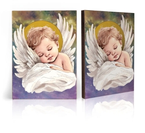 Ikona Religijna Anioł Stróż (pamiątka Chrztu Świętego)