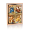Ikona Religijna czterech Ewangelistów - GAR IP-4200 - Dewocjonalia P.H. Jakóbczak - Katolicki sklep liturgiczny i hurtownia