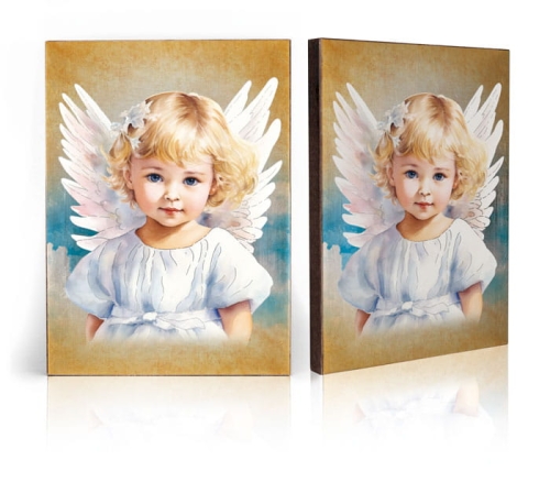 Ikona Religijna Anioł Stróż - GAR IP-4209 - Dewocjonalia P.H. Jakóbczak - Katolicki sklep liturgiczny i hurtownia