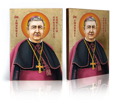 Ikona Religijna Święty Emanuel González García - GAR IP-4230 - Dewocjonalia P.H. Jakóbczak - Katolicki sklep liturgiczny i hurtownia