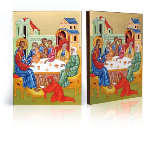 Ikona Religijna Namaszczenie Jezusa w Betanii - GAR IP-4231 - Dewocjonalia P.H. Jakóbczak - Katolicki sklep liturgiczny i hurtownia