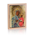 Ikona Religijna Matka Boża Częstochowska w sukni wdzięczności - GAR IP-3108 - Dewocjonalia P.H. Jakóbczak - Katolicki sklep liturgiczny i hurtownia