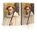 Ikona Religijna Święty Bernard z Clairvaux - GAR IP-4244 - Dewocjonalia P.H. Jakóbczak - Katolicki sklep liturgiczny i hurtownia