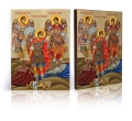 Ikona Religijna Trzej Archaniołowie - GAR IP-4237 - Dewocjonalia P.H. Jakóbczak - Katolicki sklep liturgiczny i hurtownia