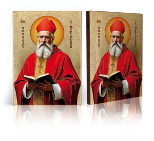 Ikona Religijna Święty Ambroży z Mediolanu