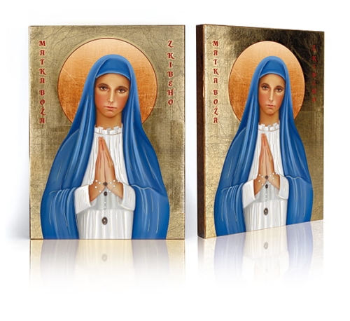 Ikona Religijna Matka Boża z Kibeho - Rwanda (Afryka) - GAR IP-3835 - Dewocjonalia P.H. Jakóbczak - Katolicki sklep liturgiczny i hurtownia