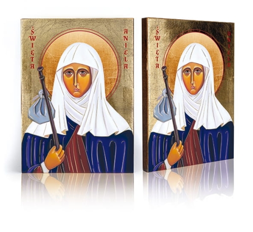 Ikona Religijna Święta Aniela - GAR IP-3820 - Dewocjonalia P.H. Jakóbczak - Katolicki sklep liturgiczny i hurtownia