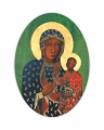 Ikona Religijna Ikona owalna Matka Boża Częstochowska Wędrująca - GAR IP-O3115 - Dewocjonalia P.H. Jakóbczak - Katolicki sklep liturgiczny i hurtownia