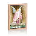 Ikona Religijna Anioł Stróż dla dziewczynki (prezent na Chrzest Święty lub urodziny) - GAR IP-3627 - Dewocjonalia P.H. Jakóbczak - Katolicki sklep liturgiczny i hurtownia